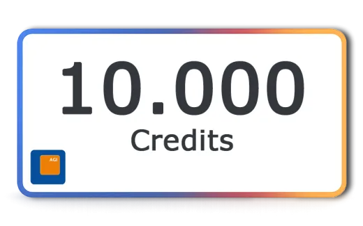 10000 Credits für die KI-Module