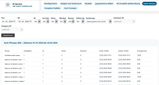 Produkt-Suche und Chatbot für modified eCommerce